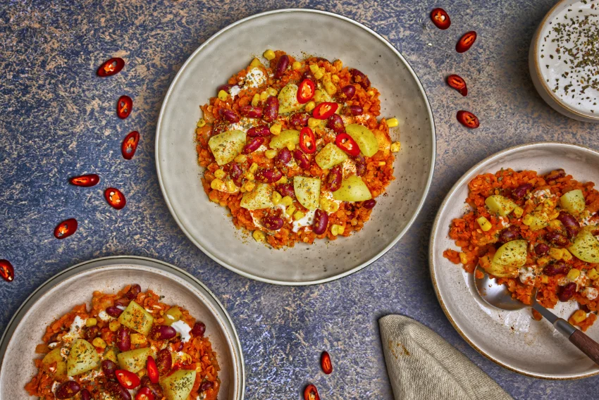 Hearty Fire-Roasted Veggie Chili