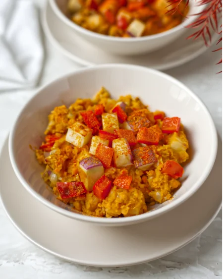 Red Lentil Curry and Sweet Potato